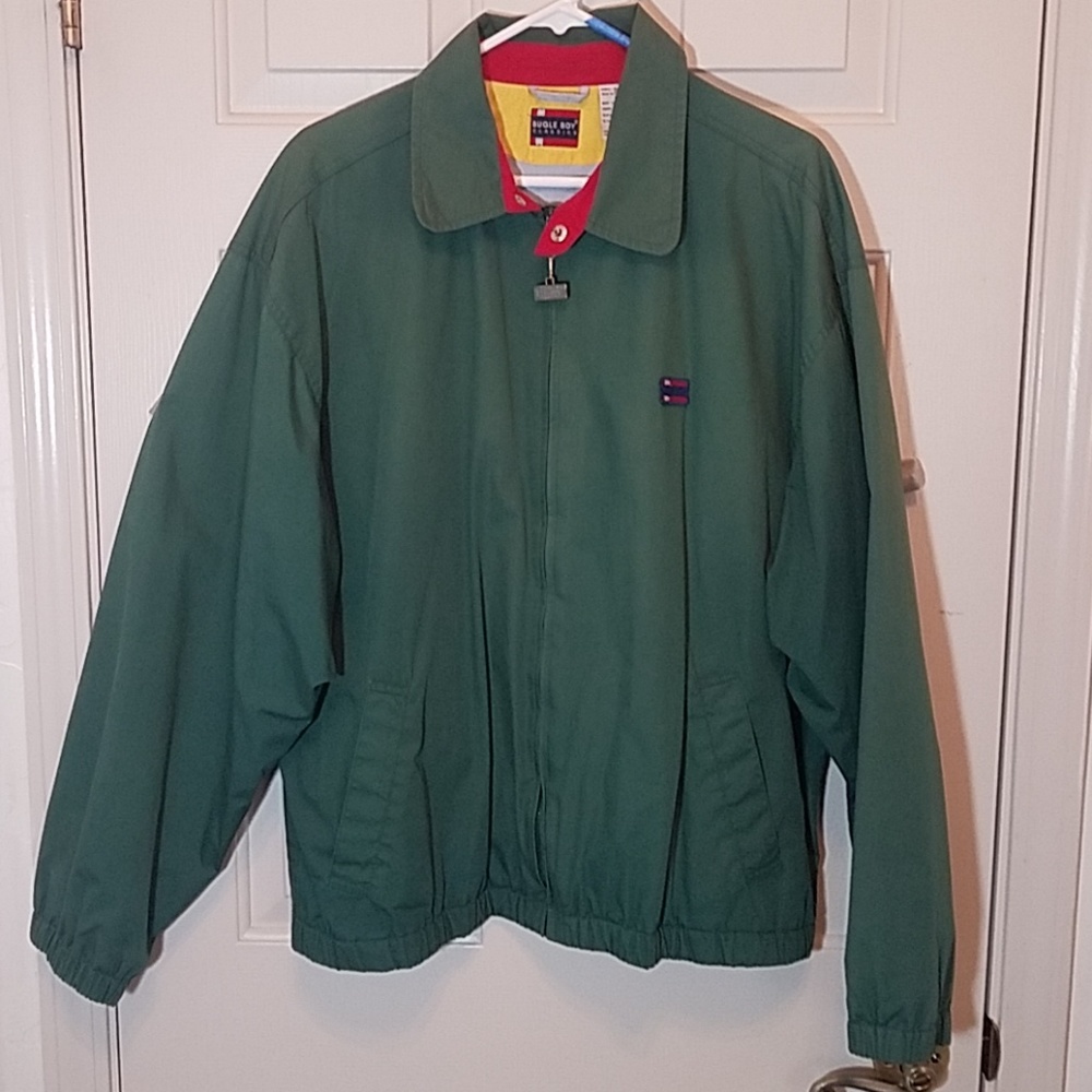 Vintage Bugle Boy retro classic jacket green L